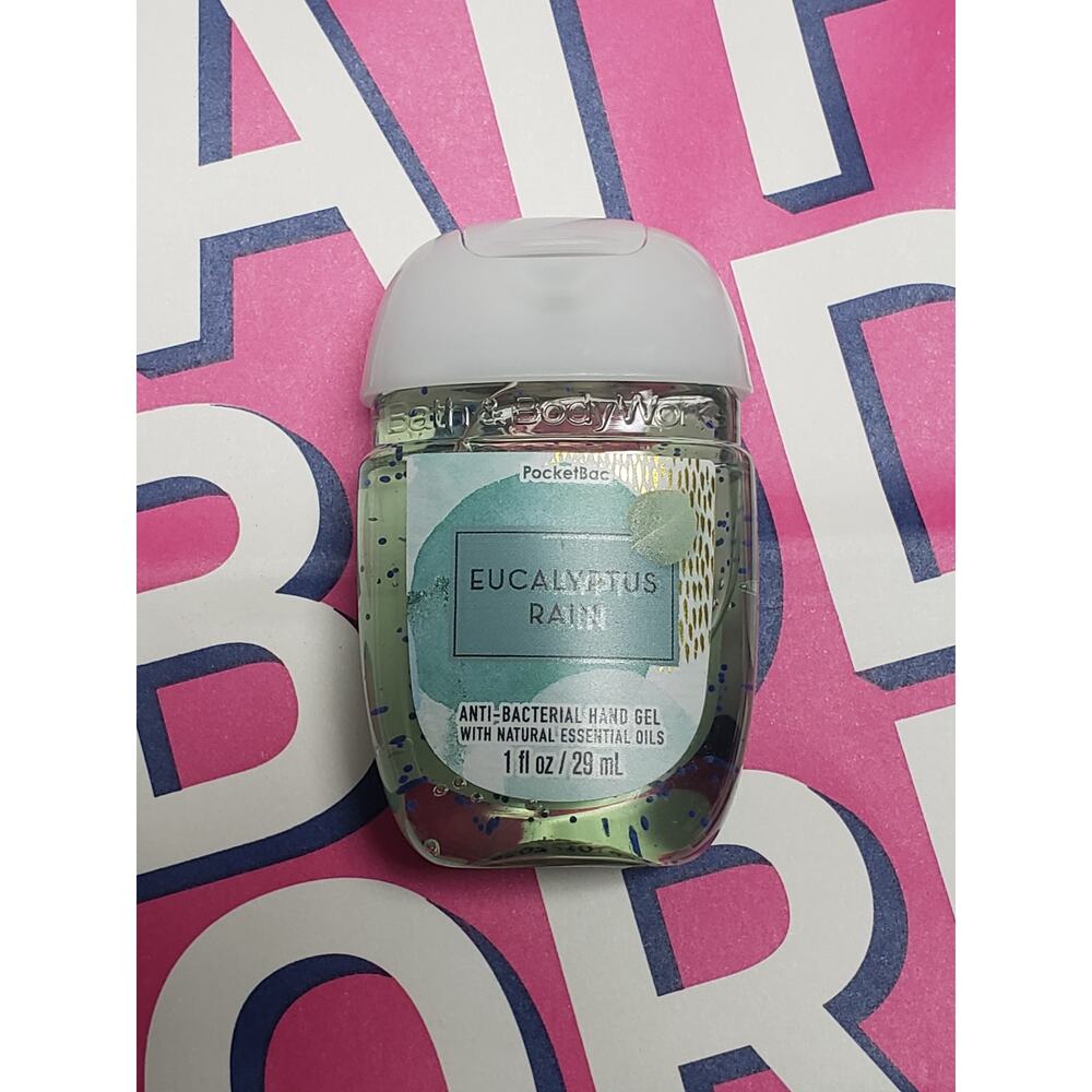 BBW Eucalyptus Rain PocketBac Refill x5 Packs Total